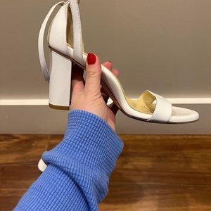 Sarah Flint Perfect Block Sandal 90 White